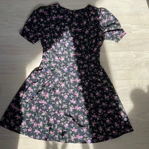 Black Floral Forever 21 Dress